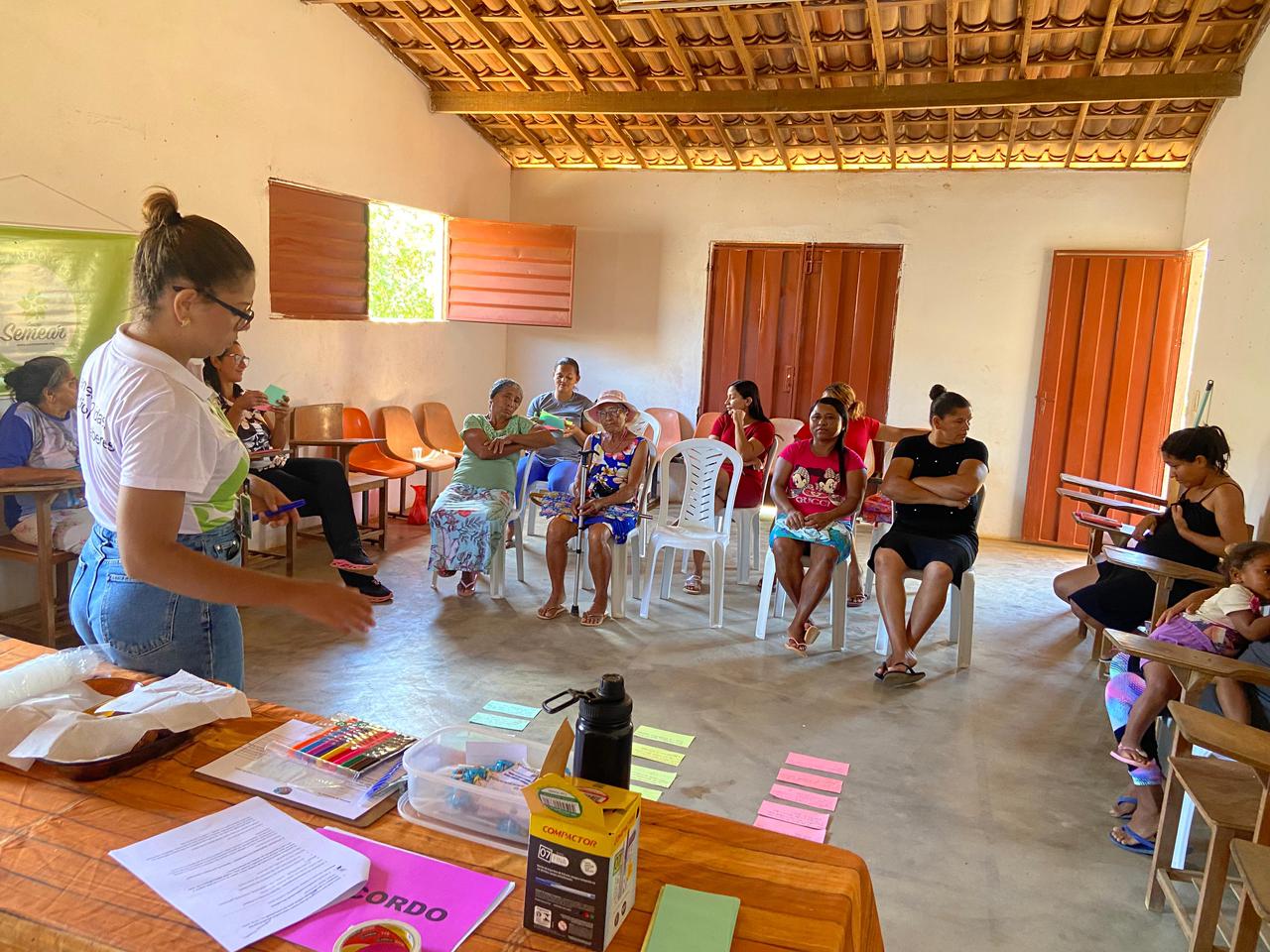 Centro Semear realiza oficina com mulheres quilombolas sobre resistência feminina no campo